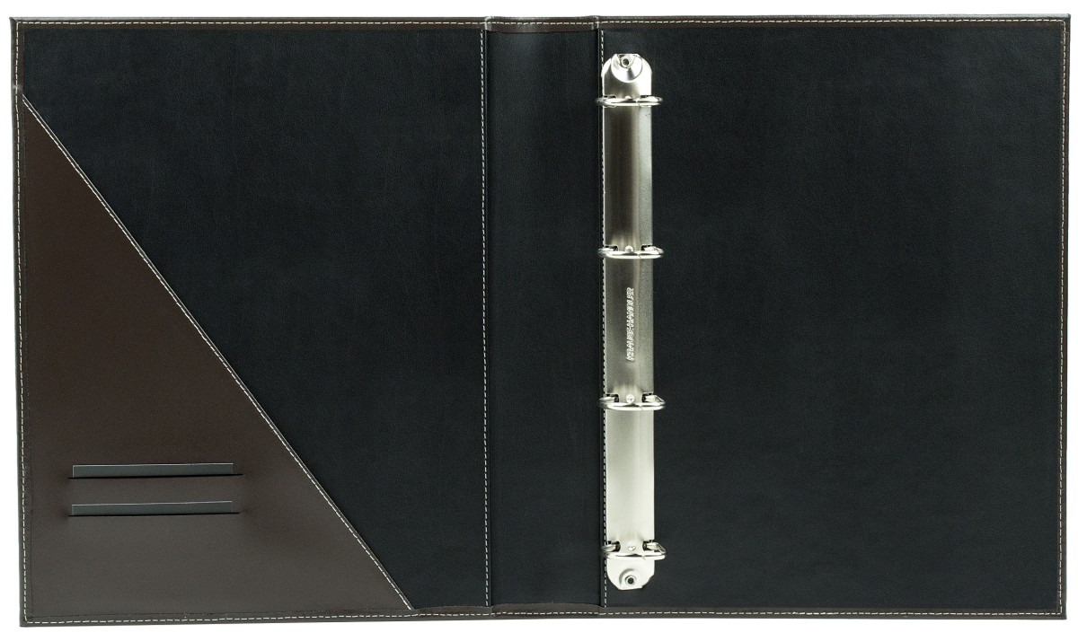 Ordner DIN A4 / DIN A4+ | Echtleder | CAMBRIDGE dunkelbraun